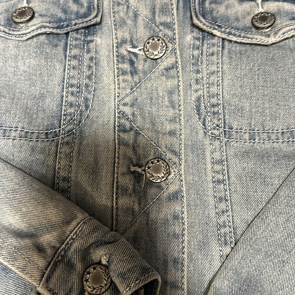Free People denim jacket. - Picture 3 of 4